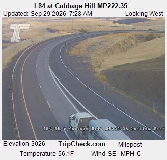 I-84 at Cabbage Hill MP222.35