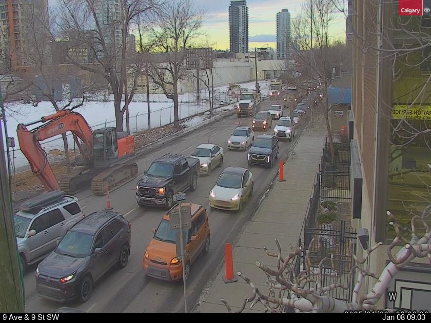 9 Avenue and 9 Street SW