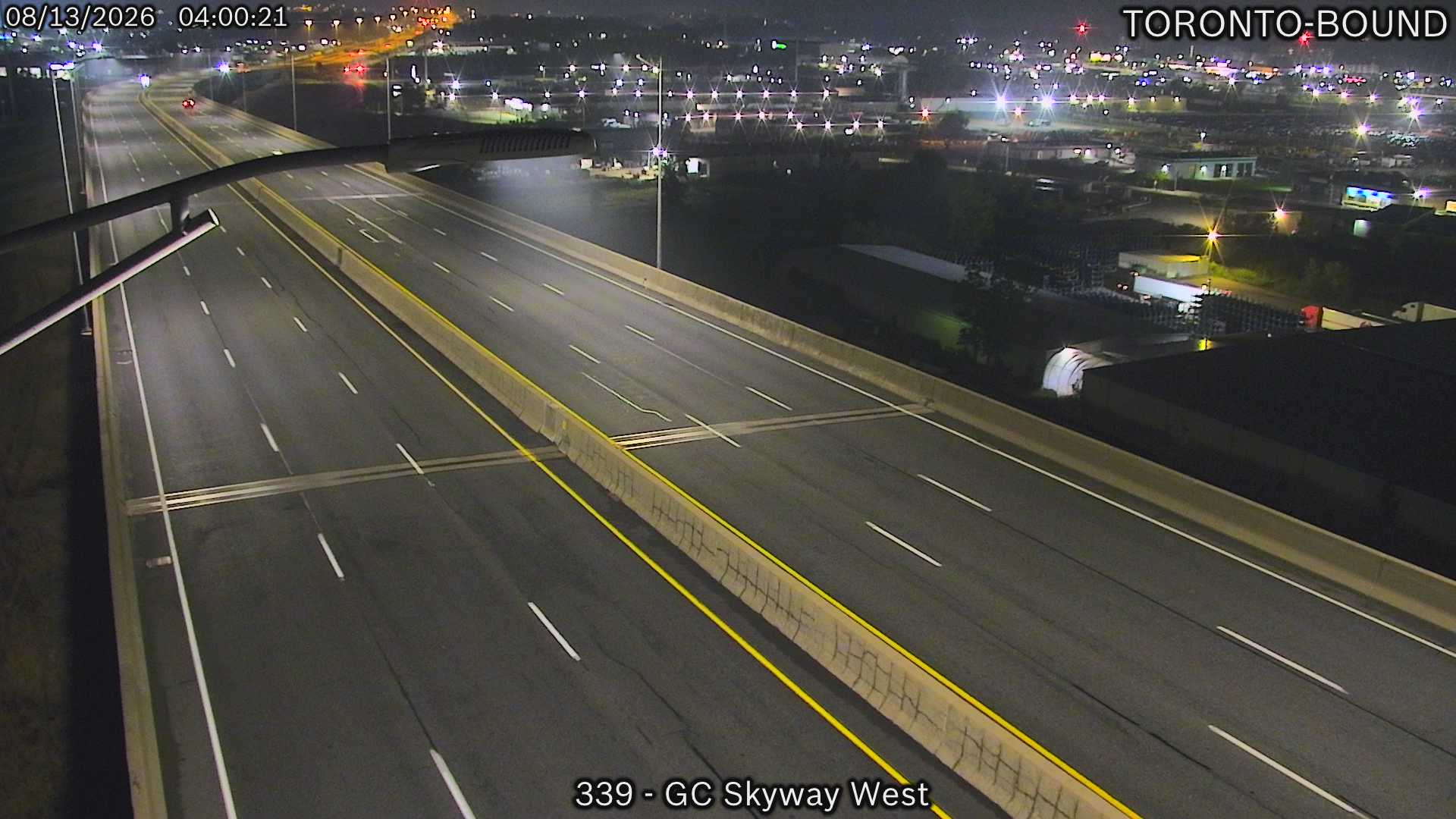 QEW at Garden City Skyway (West)