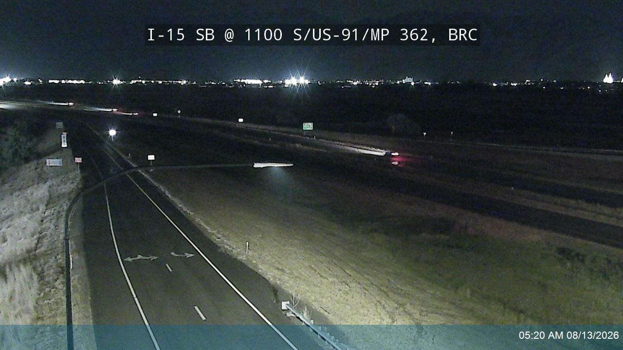 I-15 SB @ 1100 S / US-91 / MP 362, BRC