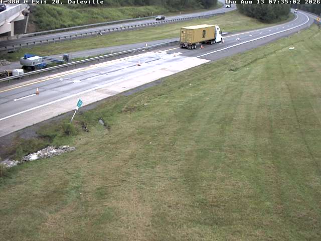 I-380 N/B @ Exit 20 Daleville Lackawanna Co.