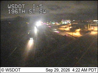 I-5 at MP 181.5: 196th St SW