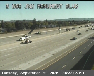 CA-680 - TV818 -- I-680 : North Of Monument Blvd - South