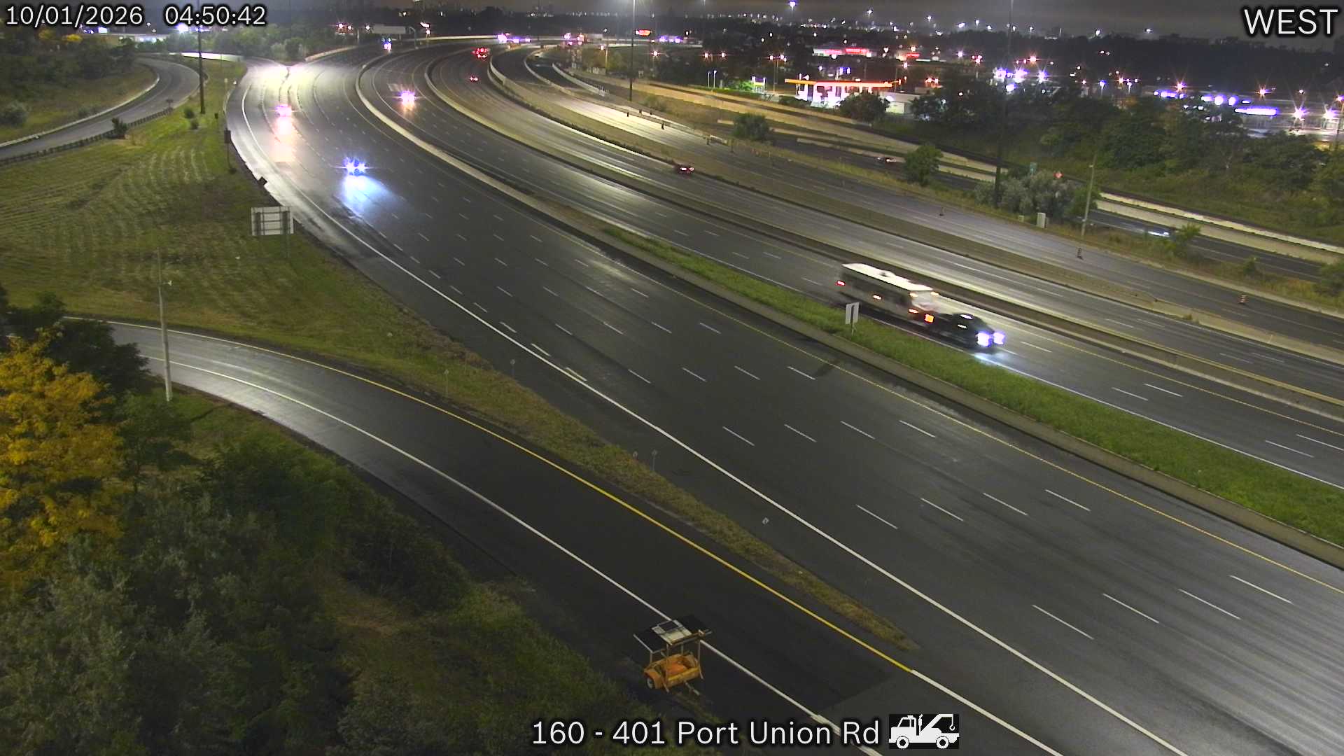 Highway 401 at Port Union Road