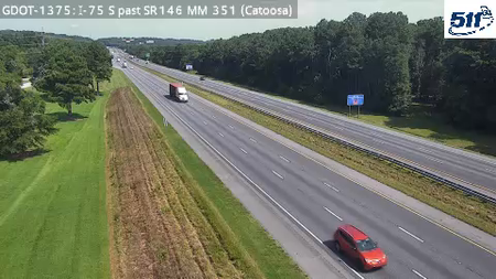 GDOT-1375: I-75 S past SR146 MM 351.8 (Catoosa)