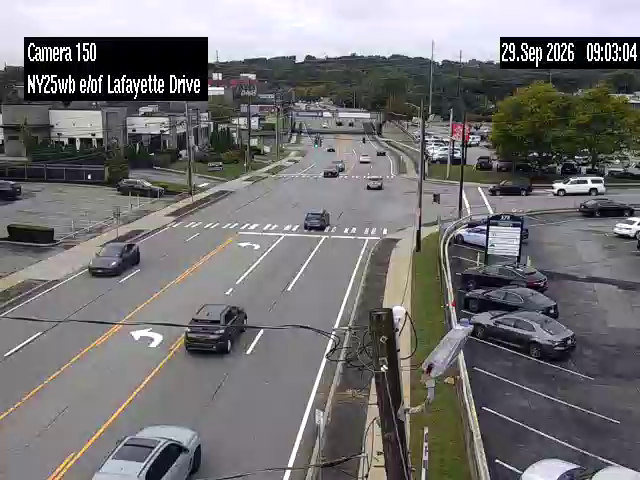 NY 25 at Lafayette Ave
