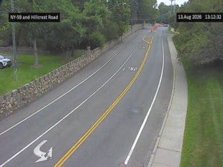 NY-59 EB at Hillcrest Road MM 6.18