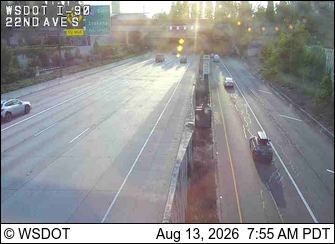 I-90 at MP 3.4: 22nd Ave S