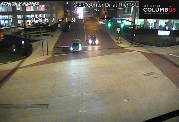 (City of Columbus) Civic Center Dr at Rich St