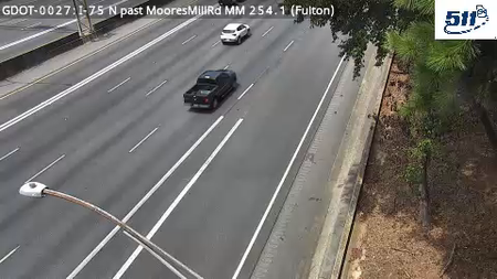 GDOT-0027: I-75 N past MooresMillRd MM 254.1 (Fulton)