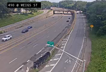 I-490 at Meigs Street