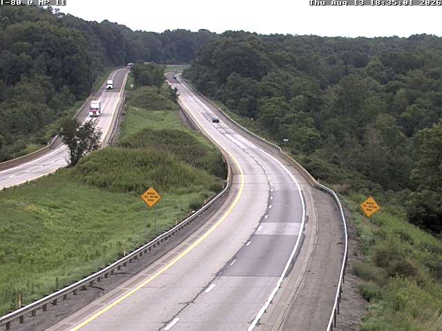 I-80 E/B @ MM 11 /Exit 15 Mercer / Mercer Co.