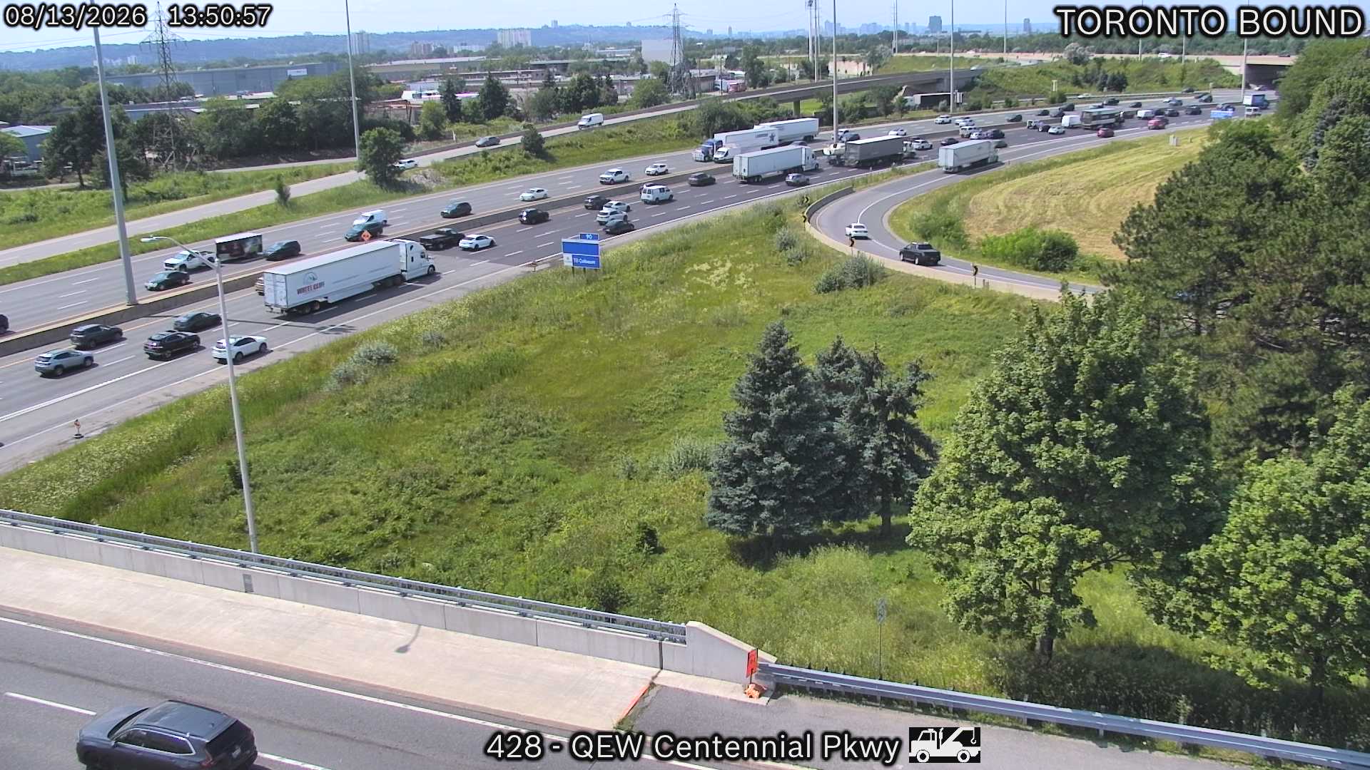 QEW near Centennial Parkway