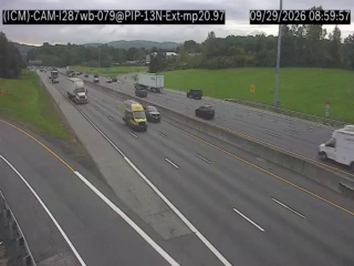 I87 NB at Exit 13N at PIP NB MM 20.97
