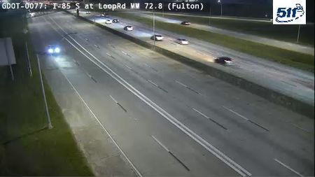 GDOT-0077: I-85 S at LoopRd MM 72.8 (Fulton)