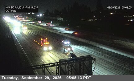 I-5 - I-5 : (89) North of La Paz Road (South of Alicia) - North