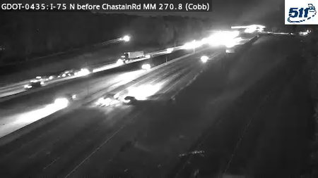 GDOT-0435: I-75 N before ChastainRd MM 270.8 (Cobb)