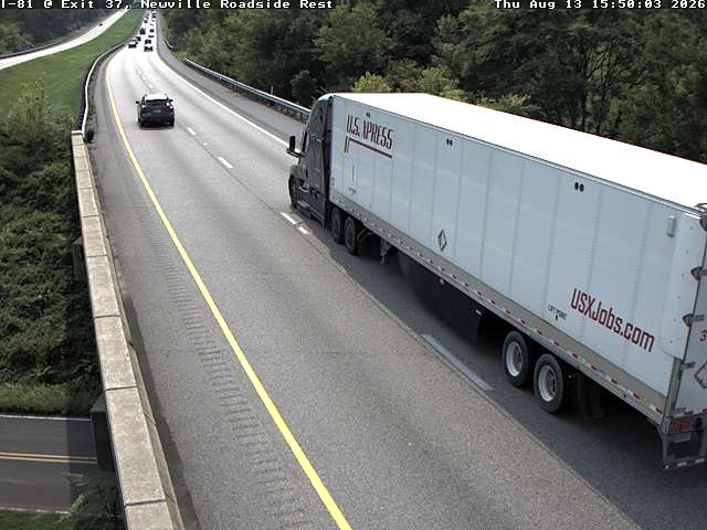 I-81 S/B @ MM 40 Newville Roadside Rest Cumberland Co.