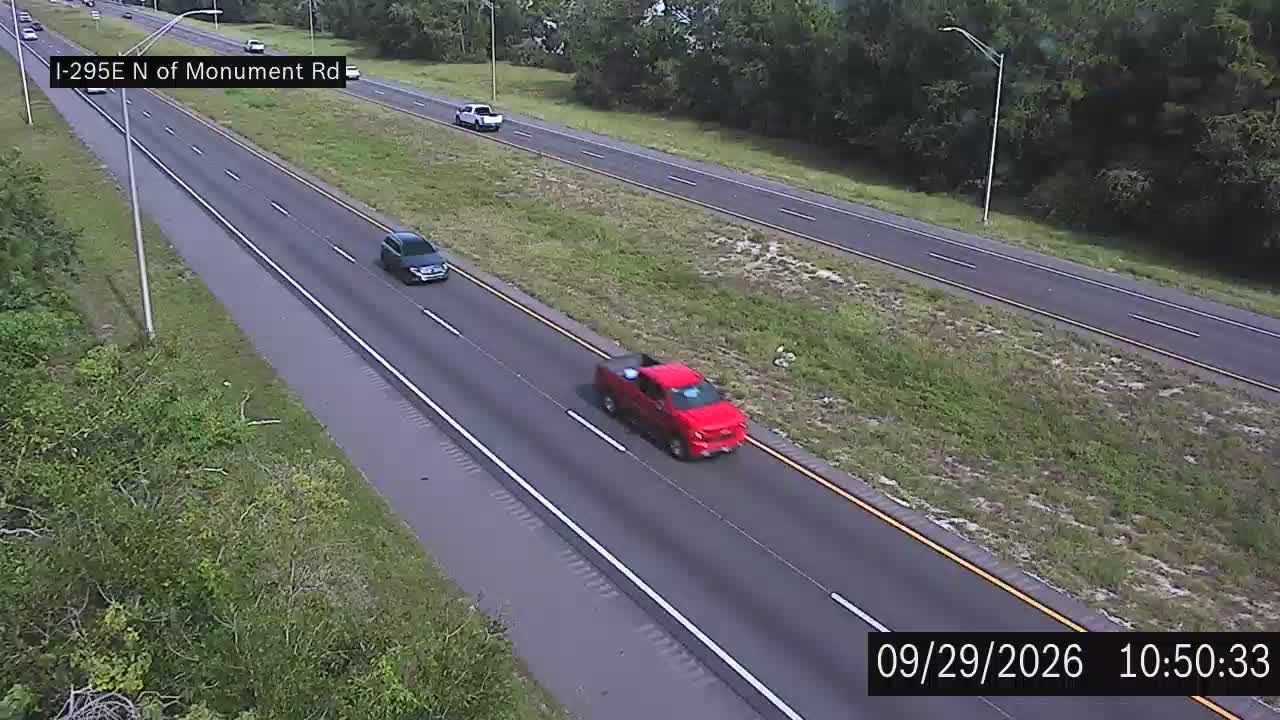 I-295 E N of Monument Rd