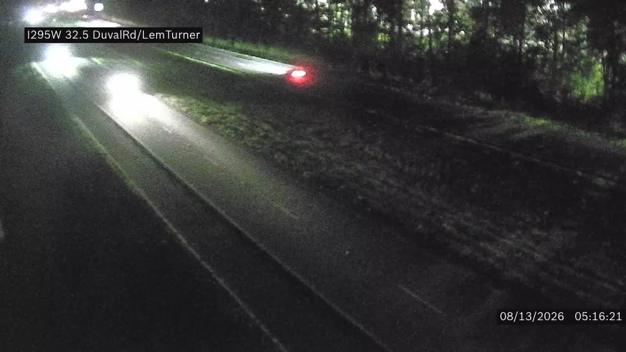 I-295 W btwn Duval Rd / Lem Turner