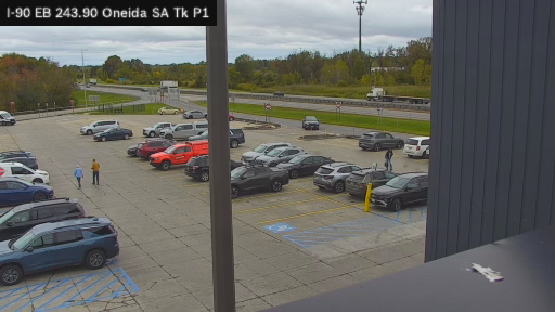 I-90 MP 243.90 EB Oneida Service Area Truck Park 1
