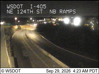 I-405 at MP 20.2: NE 124th St, NB Ramps