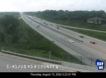 I-41/US 45  - I-41/US 45 at County Q