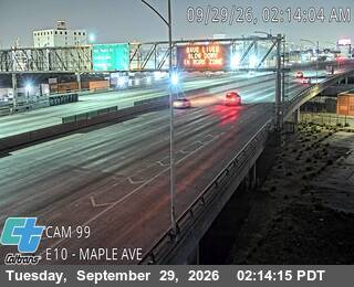 I-10 - I-10: (99) Maple Ave - East
