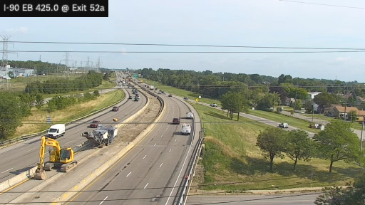 I-90 MP 425.00 EB at Interchange 52A (William Street)