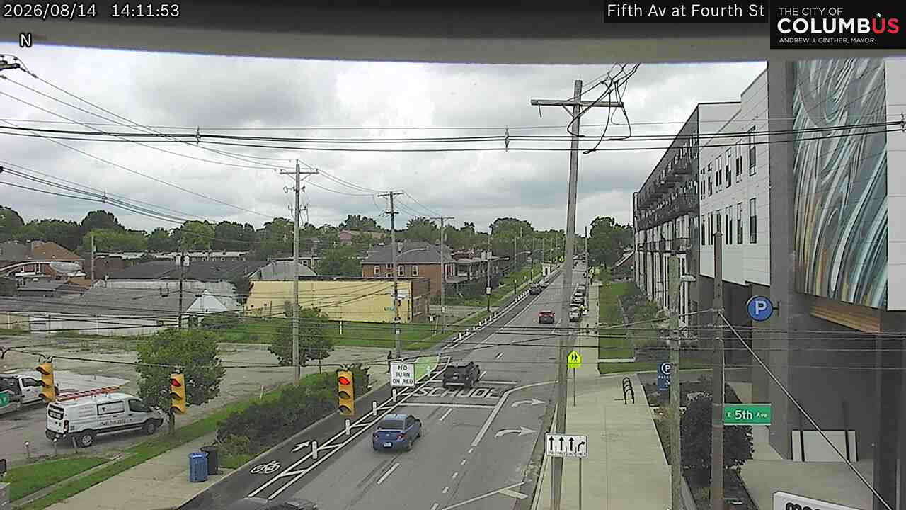 (City of Columbus) Fifth Ave at Fourth St