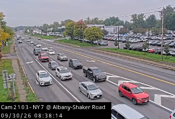 NY 7 at Albany-Shaker Road