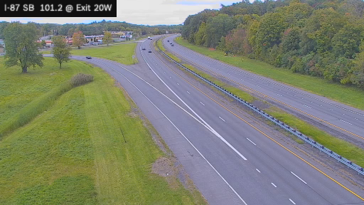 I-87 MP 101.20 SB at Interchange 20 (Saugerties)