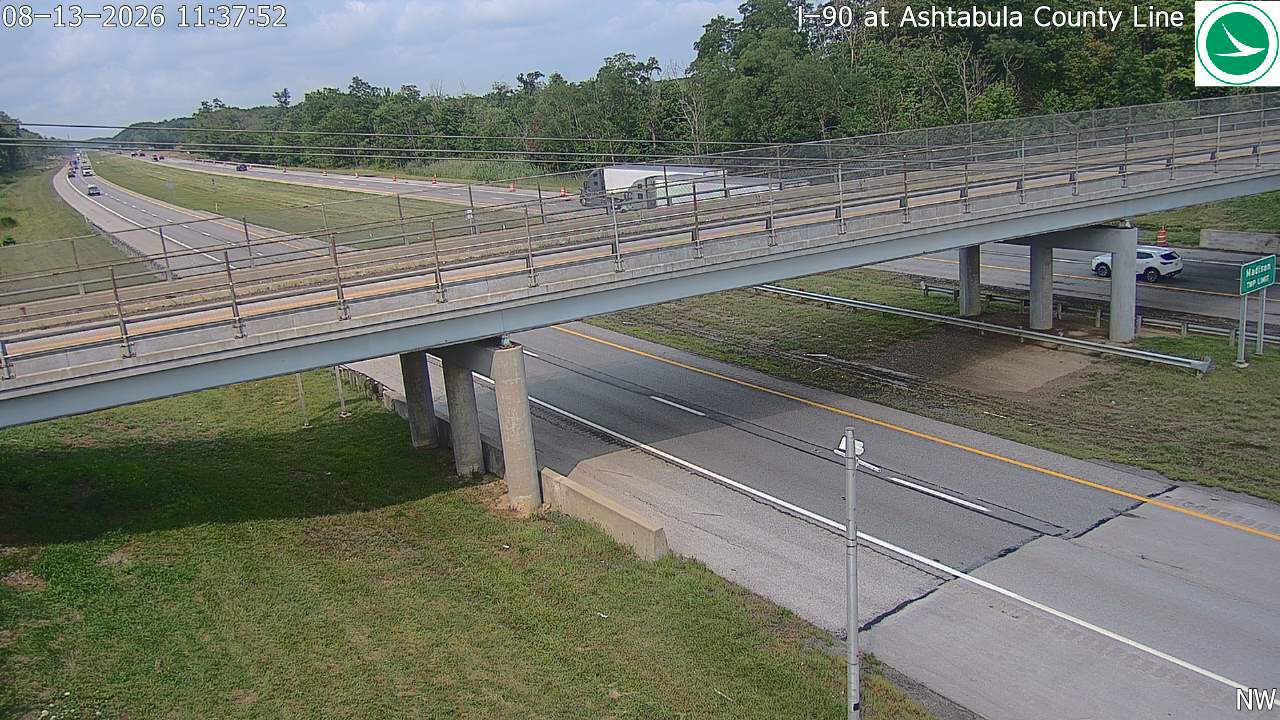 I-90 at Ashtabula County Line