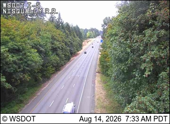 I-5 at MP 115.7: Nisqually Rail Road
