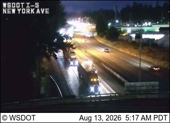 I-5 at MP 125.2: New York Ave