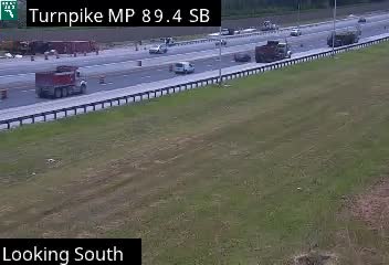 Tpke MM 89.4 at Lantana Toll Plaza