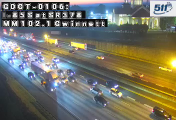 GDOT-0106: I-85 S at SR378 MM 102.1 (Gwinnett)