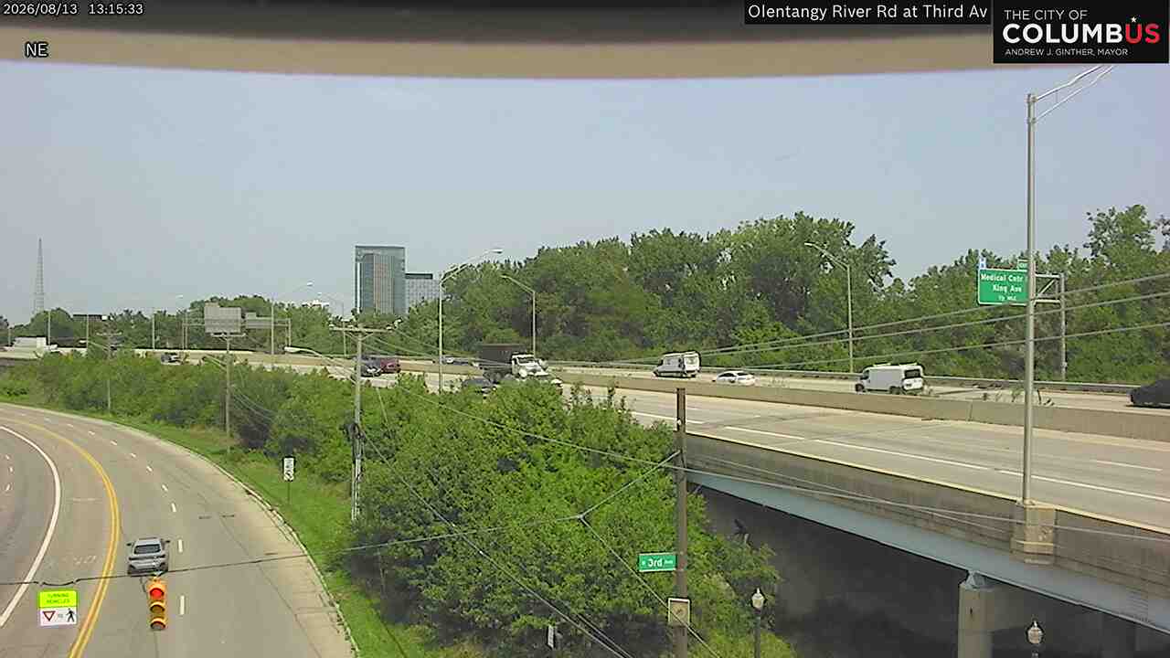(City of Columbus) Olentangy River Rd at Third Ave