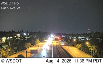 I-5 at MP 180.6: 44th Ave W