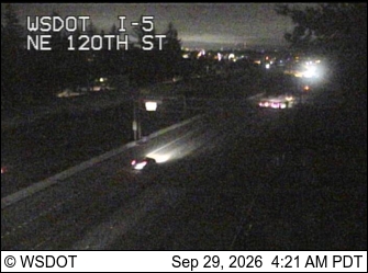I-5 at MP 173.3: NE 120th St