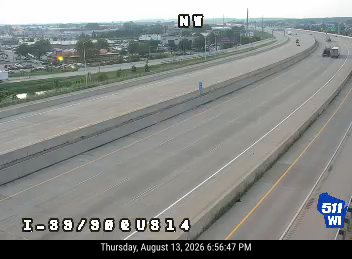I-39/90  - I-39/90 at US 14