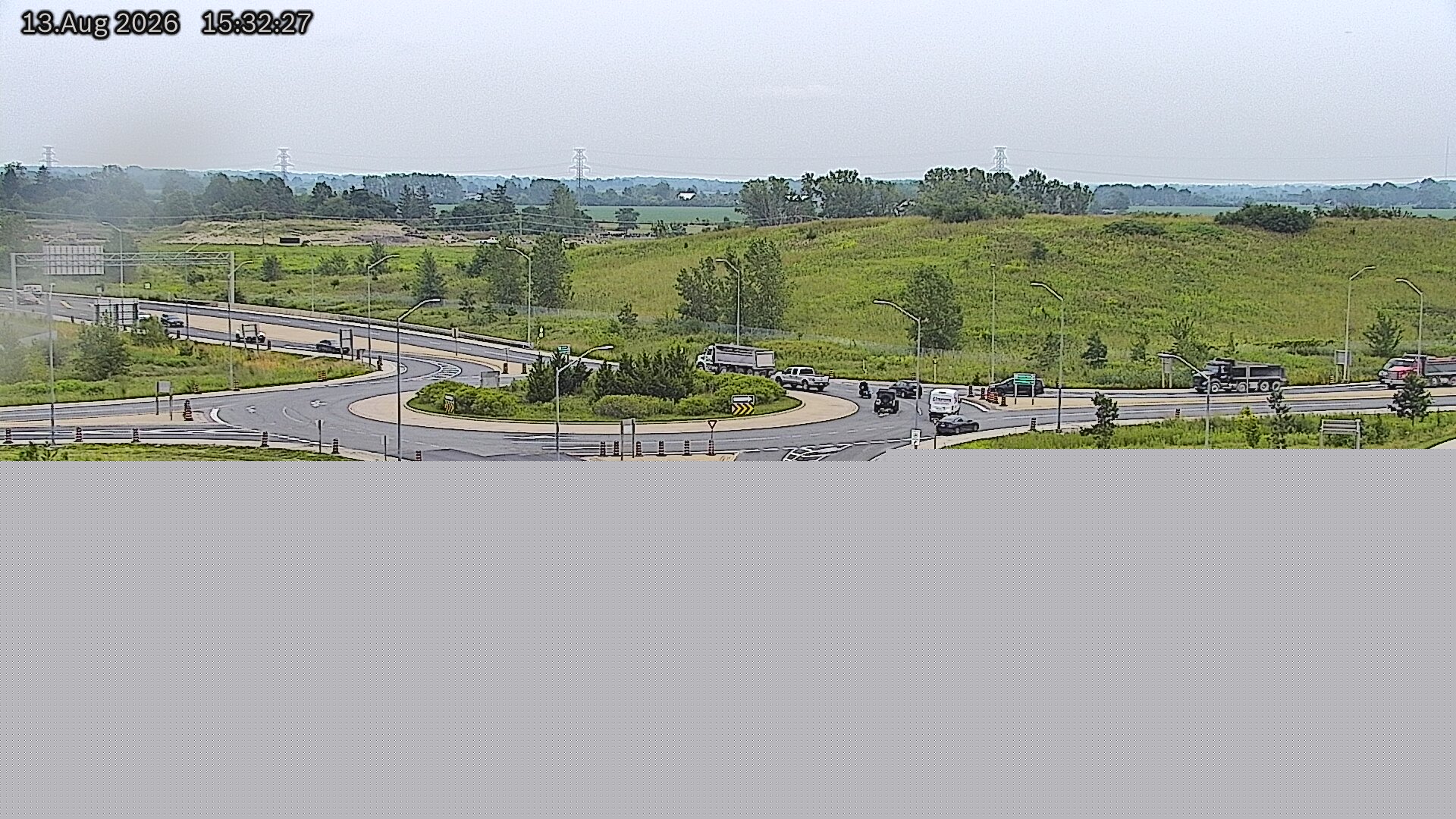 Highway 401 near Highway 3 Roundabout