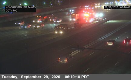 I-5 - I-5 : (700) Chapman Ave - North