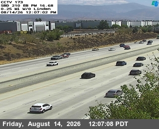 I-210 : (173) 0.25 Miles West of Linden