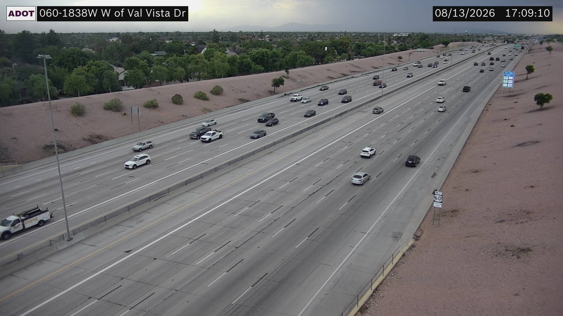 US-60 - US-60 @W of Val Vista Dr