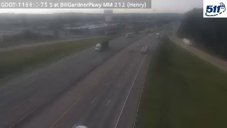 GDOT-1196: I-75 S at BillGardnerPkwy MM 211.7 (Henry)