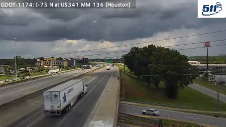 GDOT-1174: I-75 N at US341 MM 136.3 (Houston)