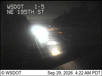 I-5 at MP 177.2: NE 195th St