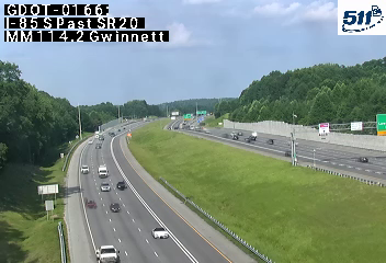 GDOT-0166: I-85 S past SR20 MM 114.1 (Gwinnett)