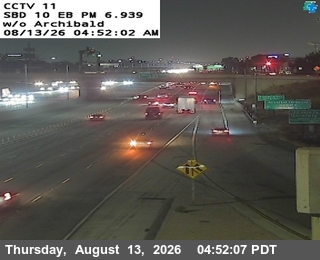 I-10 : (11) w/o Archibald Ave.